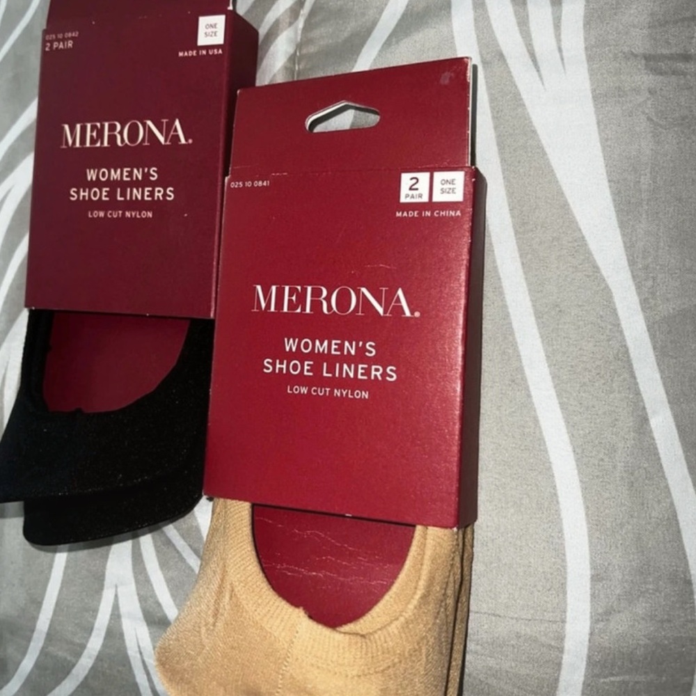 Merona Women's Shoe Liners - Black and Tan
